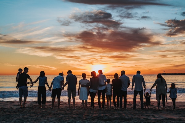 Multi-generational family together